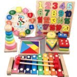 Wooden Educational Toy Set for Toddlers