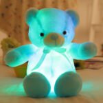 Glowing Rainbow Teddy Bear Plush Toy - Image 7