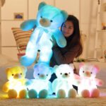 Glowing Rainbow Teddy Bear Plush Toy