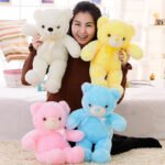 Glowing Rainbow Teddy Bear Plush Toy - Image 3